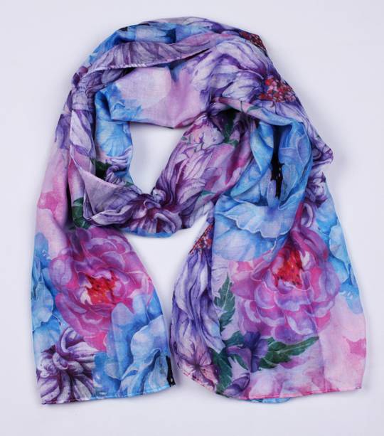 Alice & Lily printed scarf blue Style : SC/5025BLU